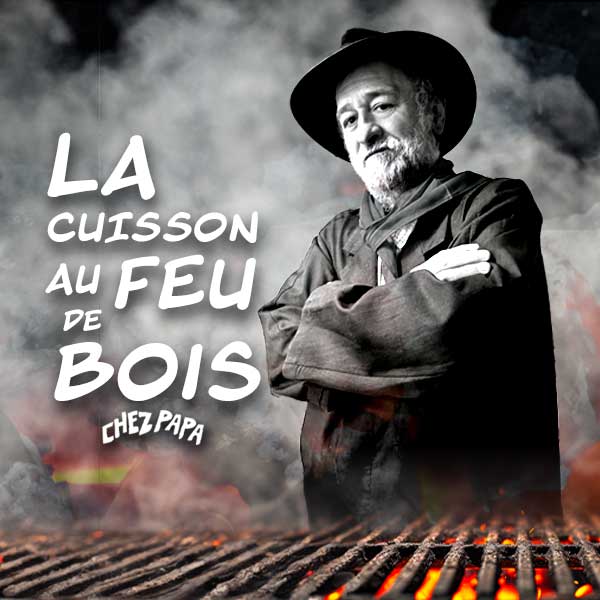 cuisson charbon de bois dans notre restaurant à Asnières sur Seine